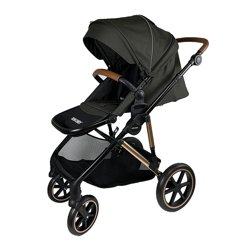 Luxe high view kinderwagen draagbare opvouwbare verstelbare kinderwagen RA-U08